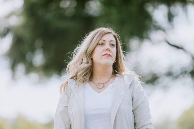 Woman in the park