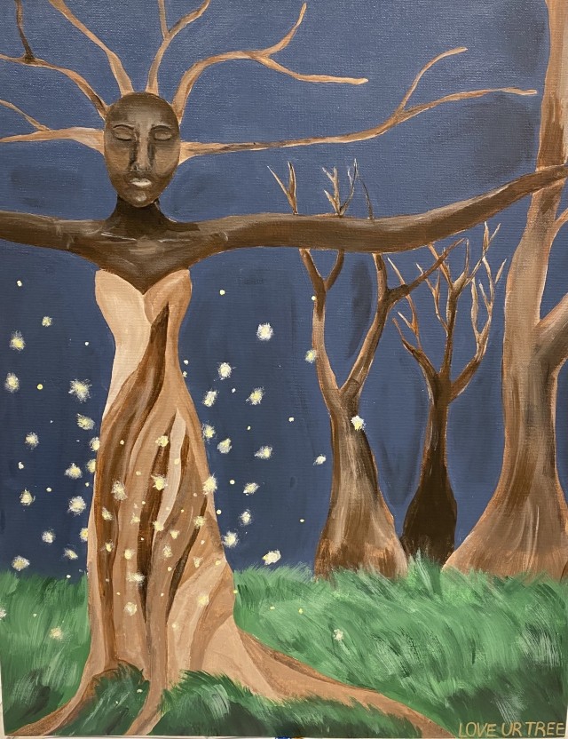 An image of artwork created for the Love Your Tree campaign