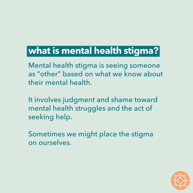 what is mental health stigma