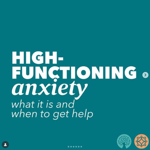 High-Functioning Anxiety image from Instagram