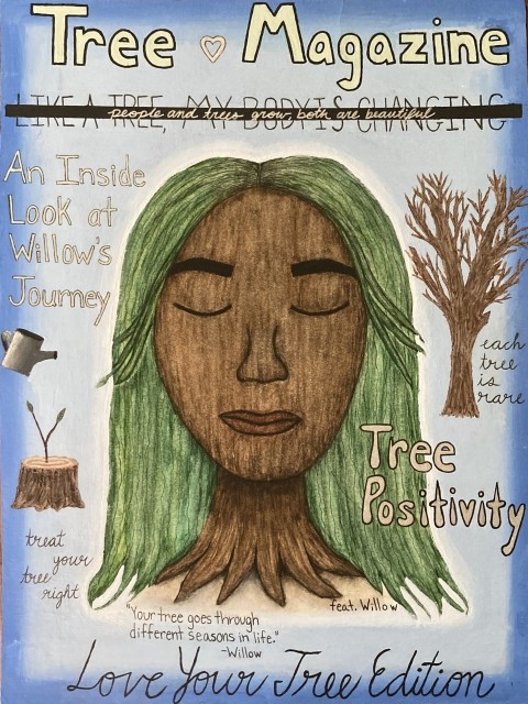 An image of artwork created for the Love Your Tree campaign
