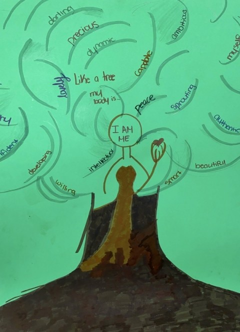 An image of artwork created for the Love Your Tree campaign
