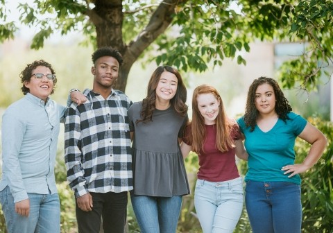 A group of adolescent patients